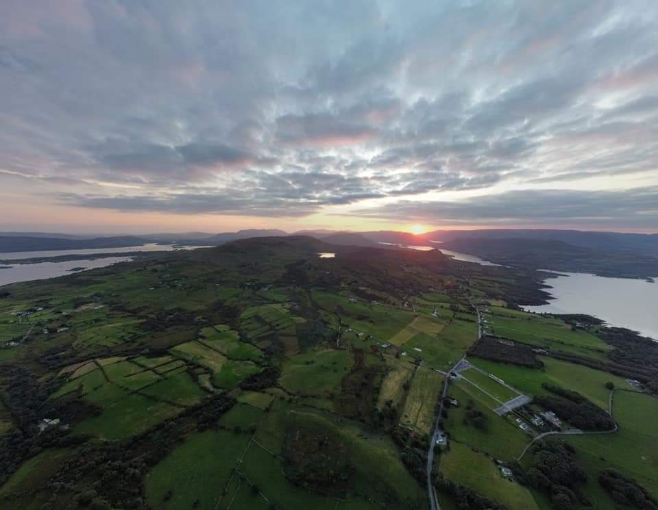 #clonbur #joycecountry #lakes #village #mountains #jcwlgeopark #Heaven #sunset #galway #Ireland