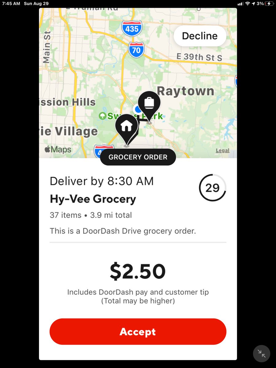 redpriuschris's tweet photo. Delievery Requests:  This is what the DoorDash drivers see b4 accepting the offer to deliver your food.  If there’s no tip, or if it’s less than $5. You may end up waiting awhile. https://t.co/czjweEUOvR