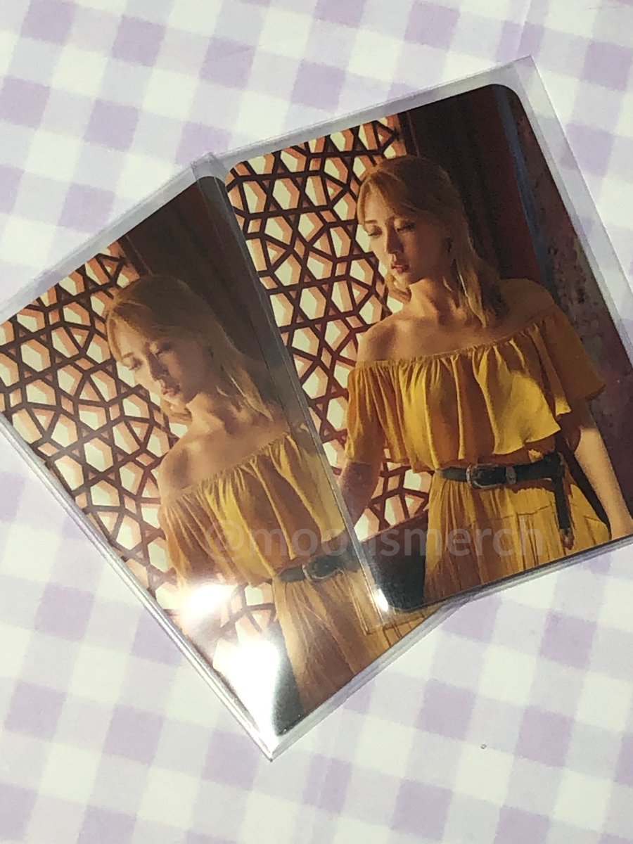 moonsmerch's tweet photo. WTT LFT PH ONLY

‼️ STRICTLY FOR TRADE ONLY ‼️

Byul Yellow Dress -> Byul Black Jacket (see pic)

RFT: Duplicate; Maling version namanifest ko HAHA

✅Clean; Slight white-ness at the top edge of the card but extremely minor. Can send pics if interested!

DM if interested! https://t.co/PeDR3LcDh4