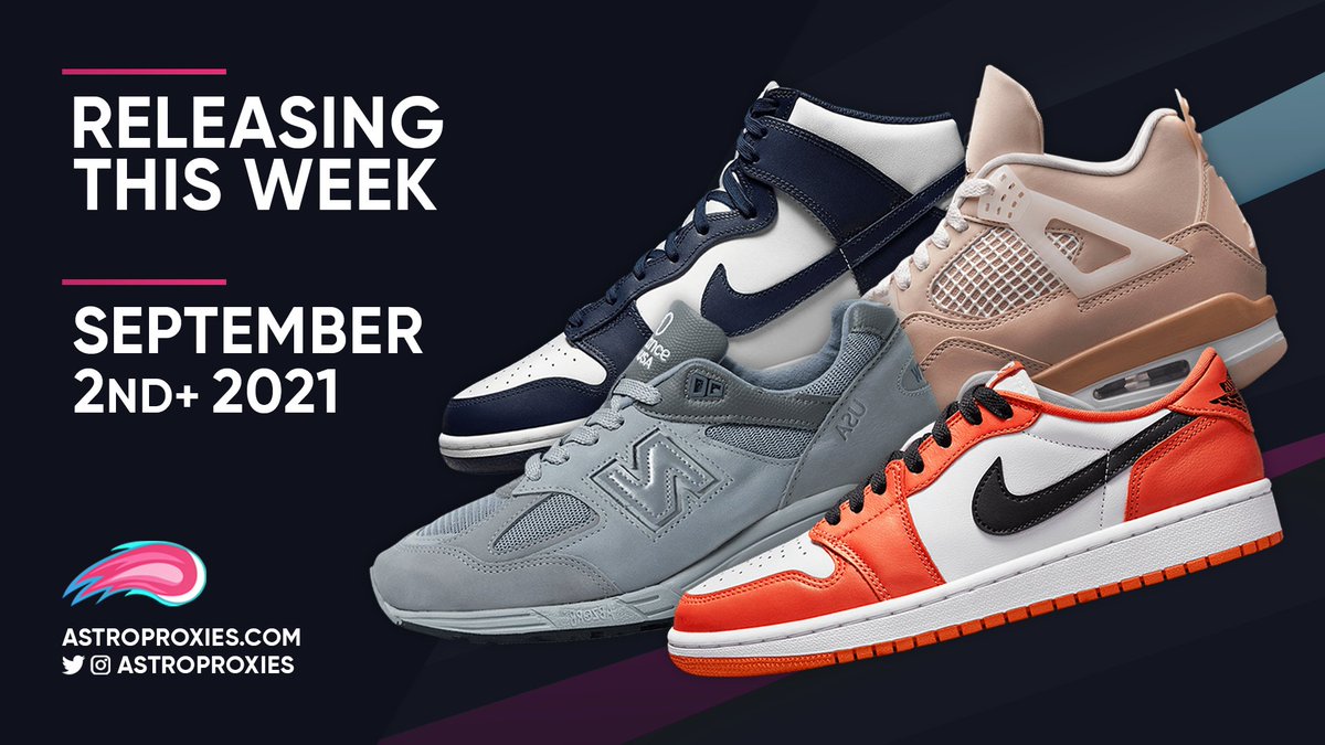 Packed week full of different Sneaker, Streetwear and Collectable releases to start off the new month of September!

Take advantages of the DISCOUNTS below.. 🎉

25% US ISP Discount Code: SEPTEMBER25
40% Residential Discount Code: SEPTEMBER40

🛒Buy Now: astroproxies.com/purchase.php