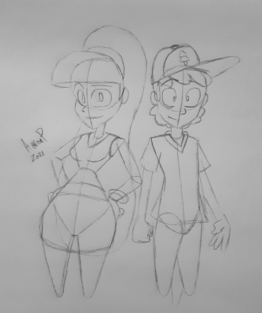 sladedrawing's tweet photo. Sketch of Pacifica Northwest and Dipper Pines when they are both about 18.
They are a mystery solving duo while Mabel works at the Mystery Shack.
I was inspired from seeing @Turquoisegirl35's art!
#GravityFalls #Dipcifica #Dipifica #dipperpines #pacficianorthwest @_AlexHirsch https://t.co/goIIQDn6kL