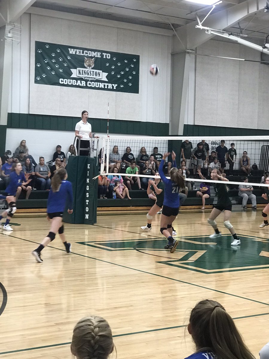 It was an exciting night in Kingston. JV took the win in two sets while varsity fell in four with some hard fought battles. Come see the LadyJays in their home opener Friday against Ellington at 5:00.