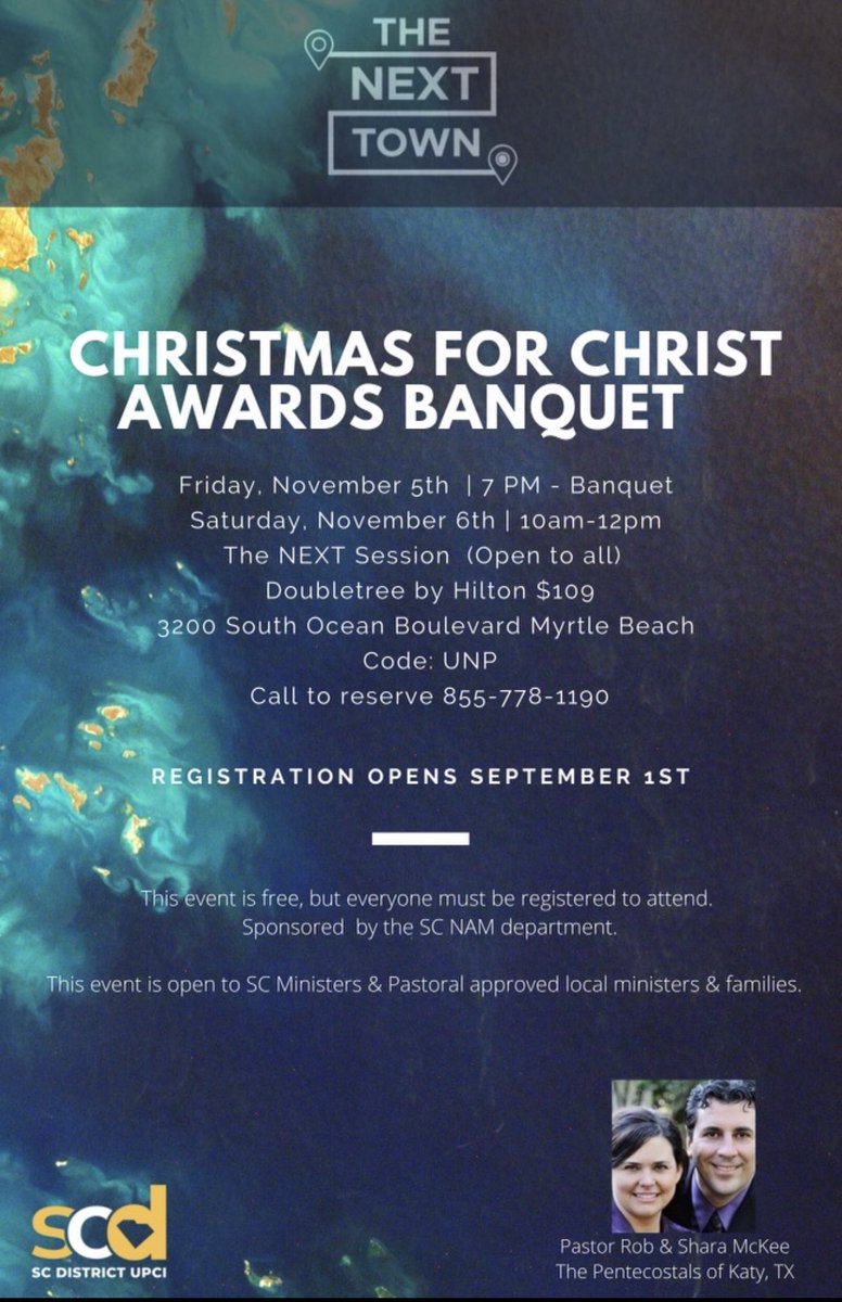 MissionSC1's tweet photo. Below is the live link for the CFC Banquet and Flyer with hotel info.  Group code: UNP       https://t.co/ktbtx62MrK https://t.co/FjBI0bMNSV