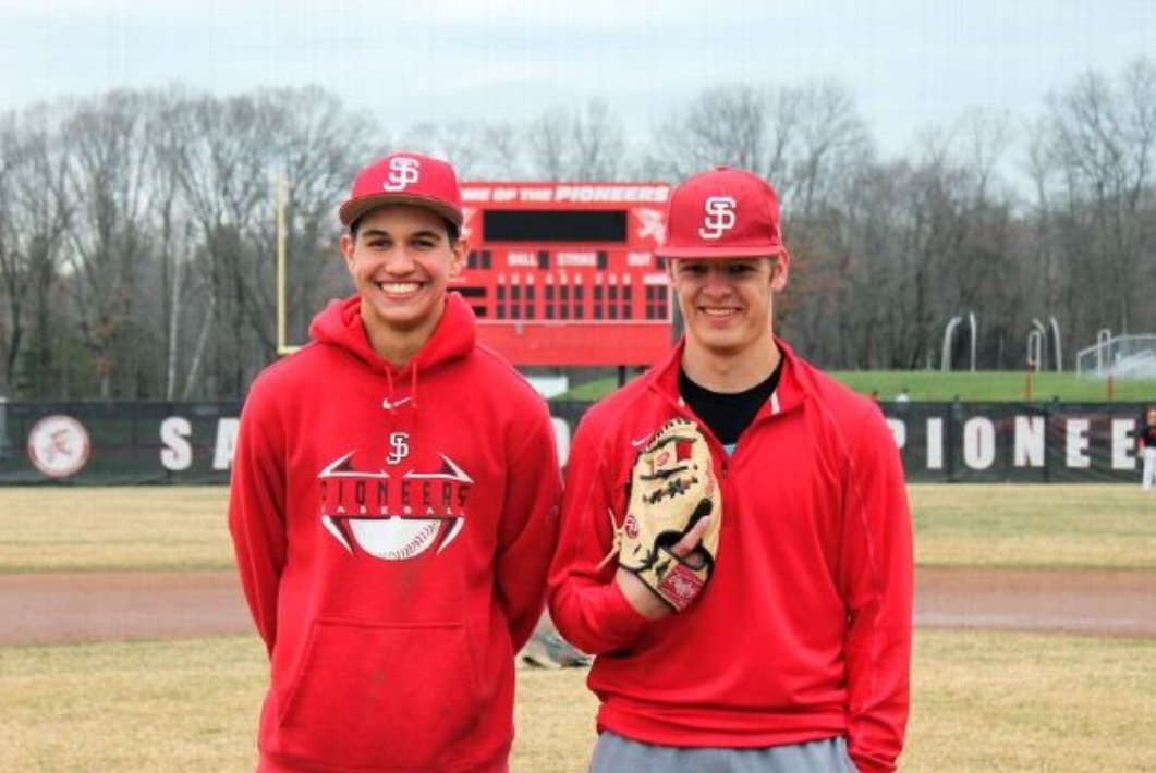 SJHSBaseball's tweet photo. Three former Pioneers pitchers are enjoying good starts to their professional careers:

Jared Wetherbee '16 (1-0, 0.00 ERA, 12 Ks, 7.2 IP)
Ian Seymour '17 (2-0, 2.45 ERA, 69 Ks, 40.1 IP)
Sean Burke '18 (0-0, 1.80 ERA, 9 Ks, 5 IP) https://t.co/6RElStHCsW