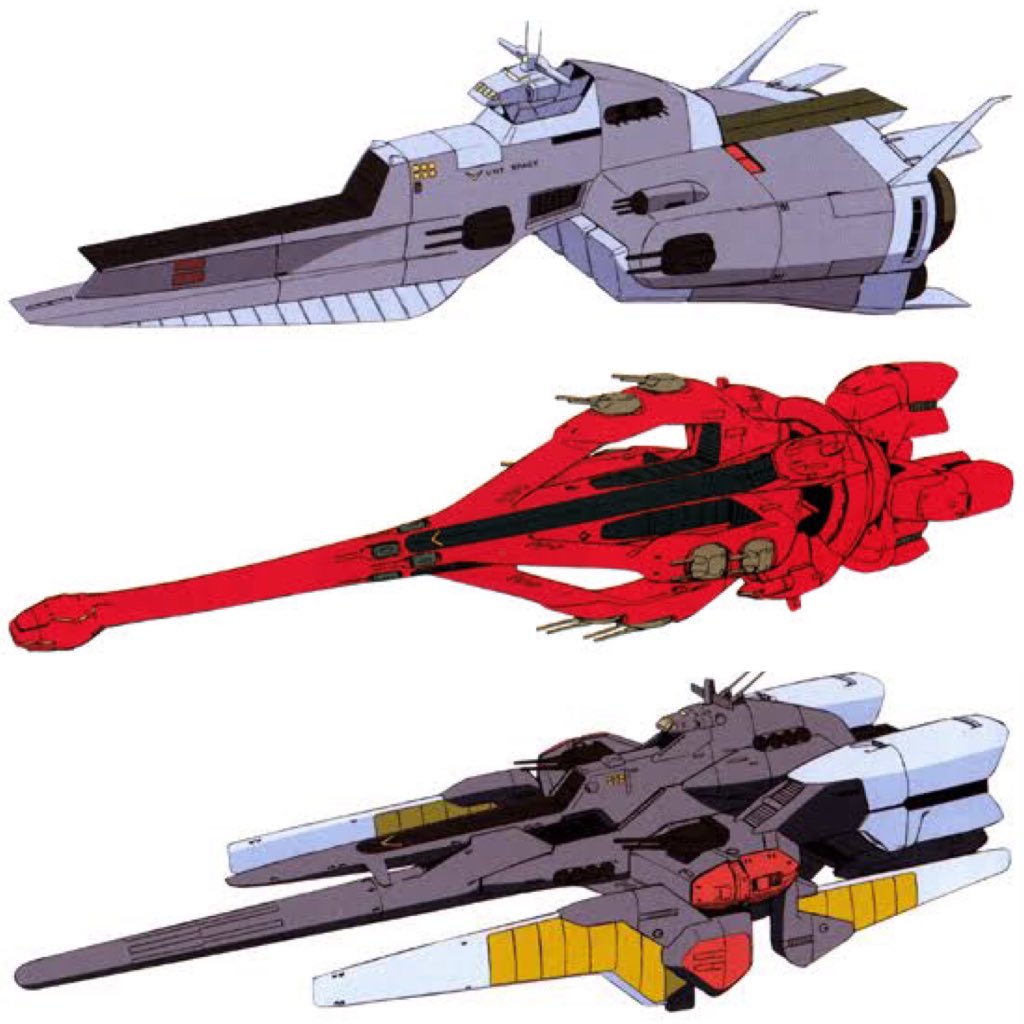 ガンダムクソ解説bot リーンホースjr Vに登場する艦艇 大ダメージを負った巡洋艦 リーンホースを全面的に強化 改修した高性能艦 というと 聞こえはいいが 実際は元から 高性能な大型艦スクイードに リーンホースから使える部品 を剥ぎ取って移植して後継