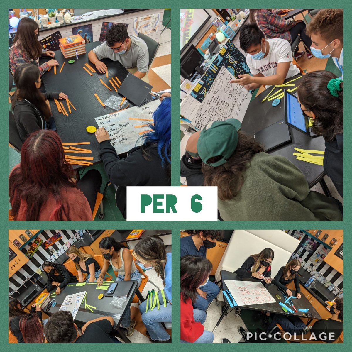 Updegraff_ERHS's tweet photo. Who dunnit? #ERHSForensicSci students collaborating to solve Mr. Kelley's murder. @ERHSOfficial #ERHStweets #ERHSscience https://t.co/fiZim3Az3d