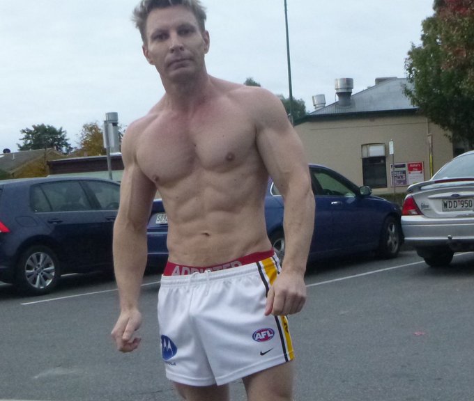 No Rest for the wicked lol  Vegetarian Bodybuilder Zak Rogers from Adelaide South Australia - Early morning<a href="/tag/inspire"class="tags"><span>#inspire</span></a><a href="/tag/fetish"class="tags"><span>#fetish</span></a><a href="/tag/aussie"class="tags"><span>#aussie</span></a><a href="/tag/afl"class="tags"><span>#afl</span></a><a href="/tag/silky"class="tags"><span>#silky</span></a><a href="/tag/outside"class="tags"><span>#outside</span></a>