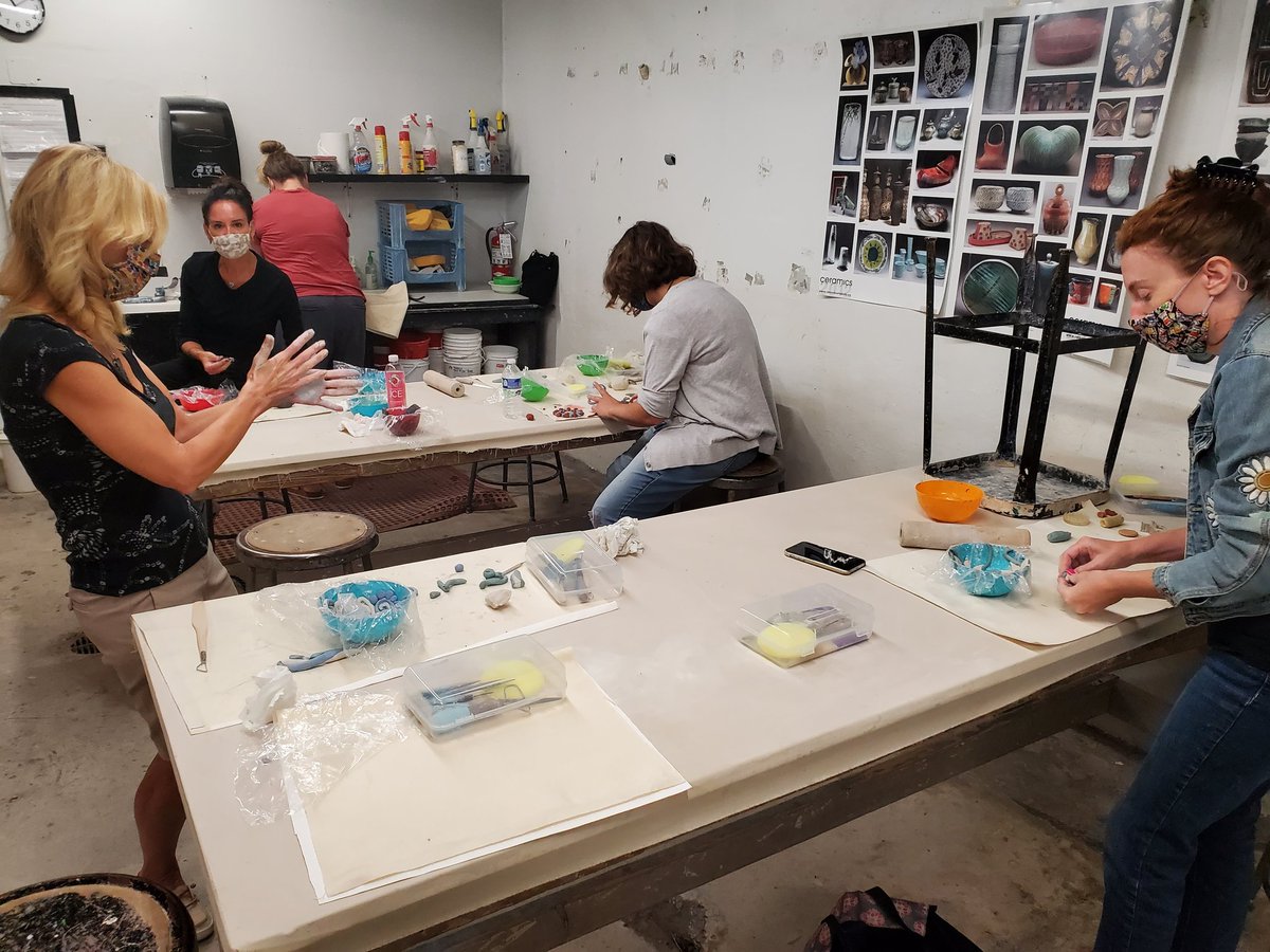 McGregorStudio's tweet photo. So glad to be back with the Art Dept in person. Great time and learned so much at PD today! Thanks to BBAC for hosting us this morning. @bhschools https://t.co/uj8RyTs2mE