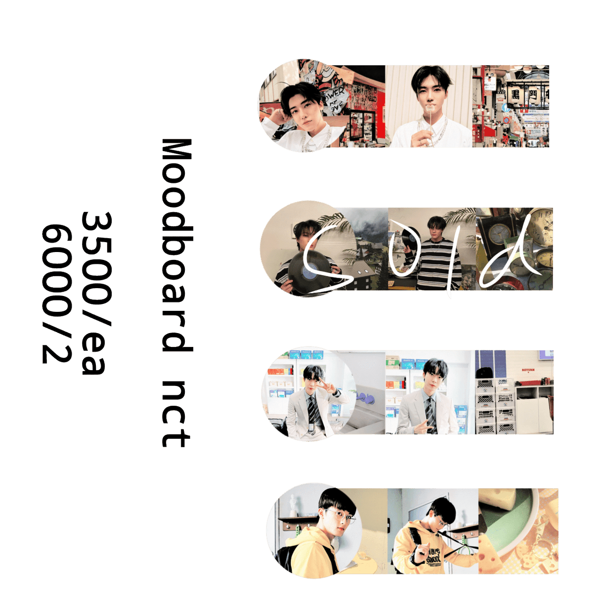 Evaspages's tweet image. Help RT! 😢

Layout Moodboard ready stock: mark doyoung jaemin txt jake enhypen seulgi ulzzang jisoo blackpink random gg taekook. 3,5k/ea, 6k/2 layout. 

Take all nct 8k 🤩 txt juga take all 8k ya! 

#zonaba #zonauang #zonajajan