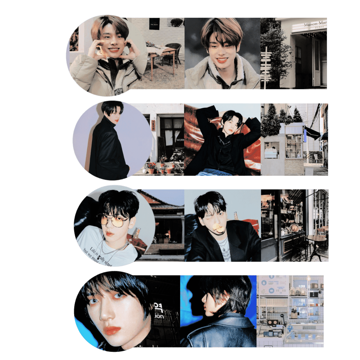 Evaspages's tweet image. Help RT! 😢

Layout Moodboard ready stock: mark doyoung jaemin txt jake enhypen seulgi ulzzang jisoo blackpink random gg taekook. 3,5k/ea, 6k/2 layout. 

Take all nct 8k 🤩 txt juga take all 8k ya! 

#zonaba #zonauang #zonajajan