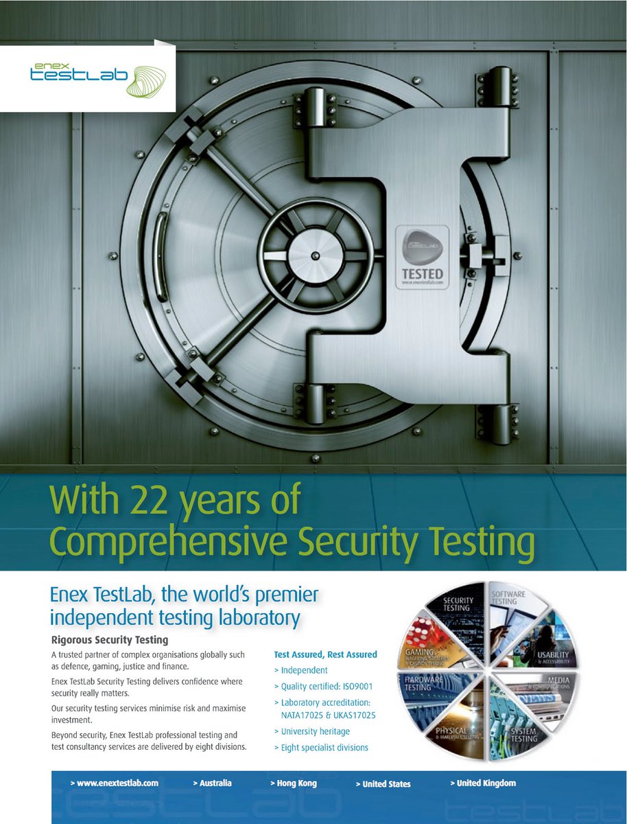 MattTett's tweet image. Wowsers! Flashback to 10 years ago. April 2011 print advertisement. #SecurityTesting #independenttesting #marketing