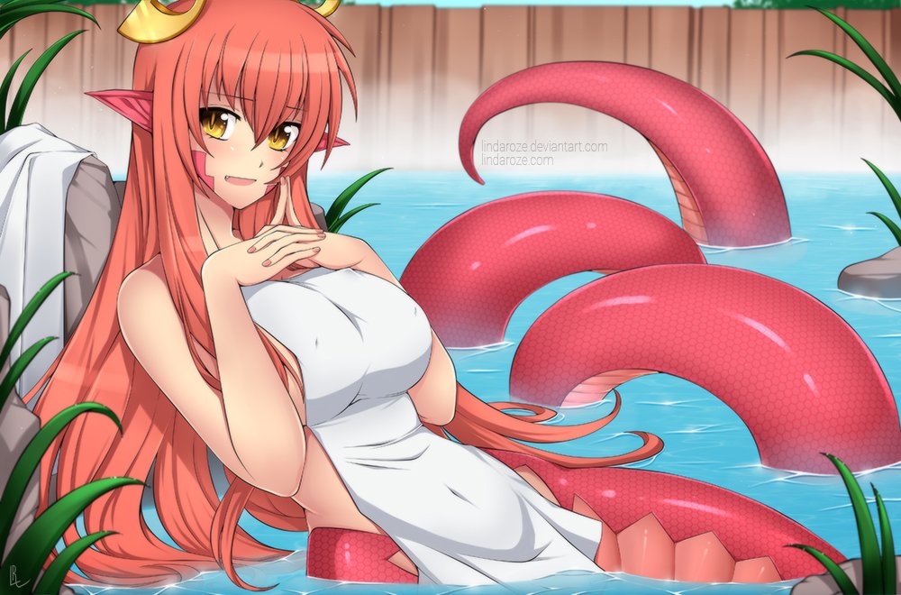 -Miia--Lamia Demihuman--Loves people who are not afraid of her--top 3 kinks...