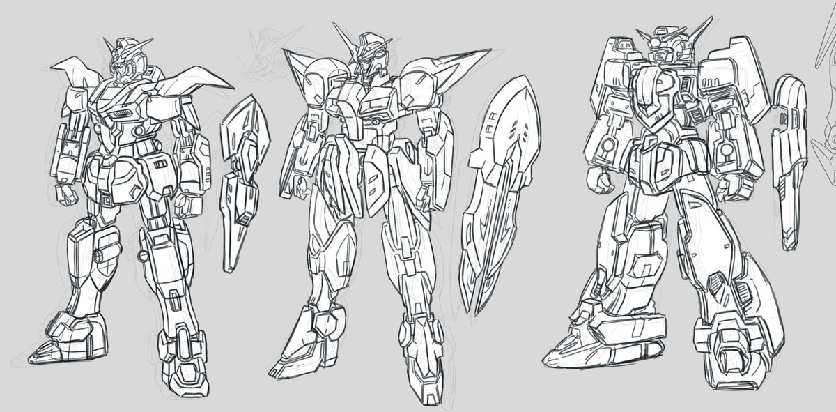 「俺ガンダム描いたり謎ガンダムにチャレンジしたり合体ガンダム考えたりするのが大好き」|にーやんのイラスト