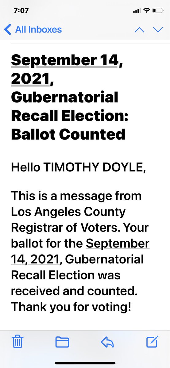 FlakedAndFormed's tweet photo. Got a cool email from my friend, the California Registrar of Voters, sending a few XXXs and OOOs my way for mailing in my ballot in a timely manner. You too can get a helping of gubernatorial lovin’. Get that ballot in today and #JustSayNo to the #GOPtakeover of our state. https://t.co/atyWVVTsMZ