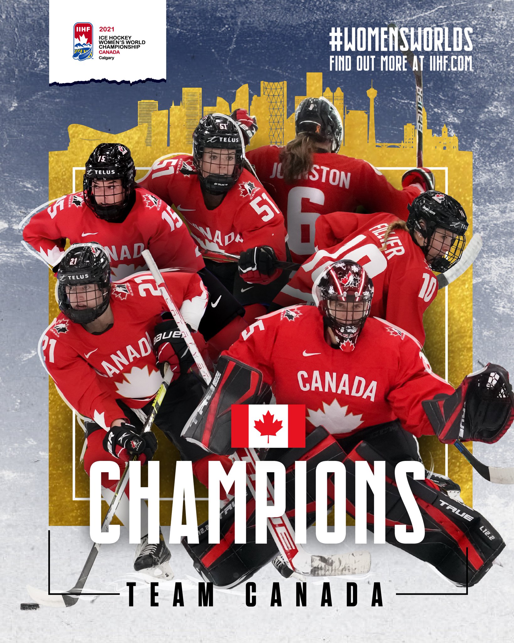 one more with my girls ✨ Hope you're ready Canada! Gold Medal Game Day  🥇🇨🇦 11:10pm ET #TeamCanada