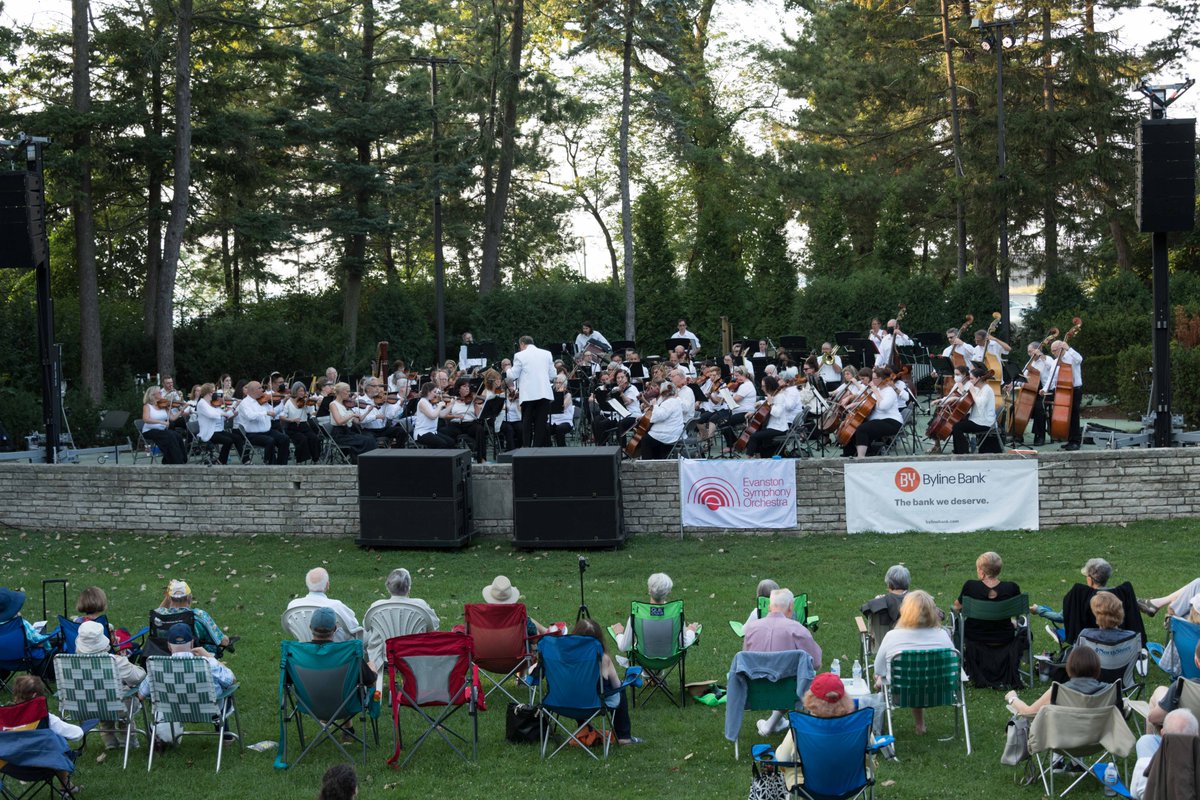eso_symphony's tweet photo. Fun concert on Monday night at the Wallace Bowl in Gillson Park. Great music. Wonderful evening. https://t.co/eH4l8Qwrjc