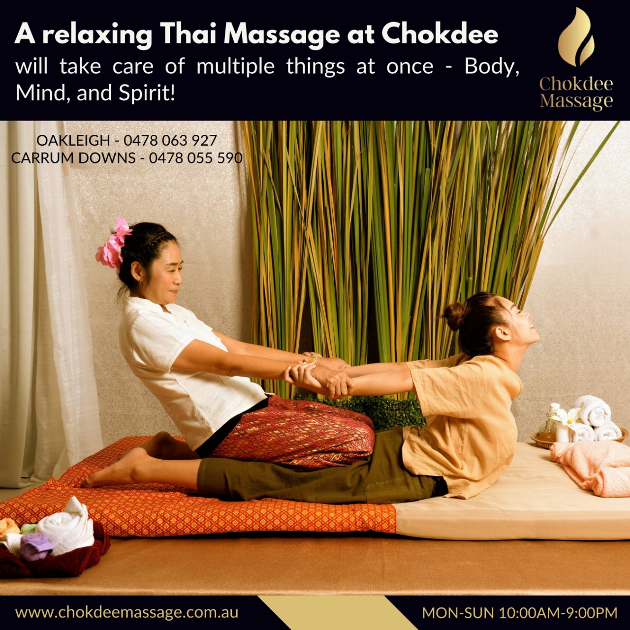 Chokdee Massage Oakleigh (@MassageChokdee) / Twitter