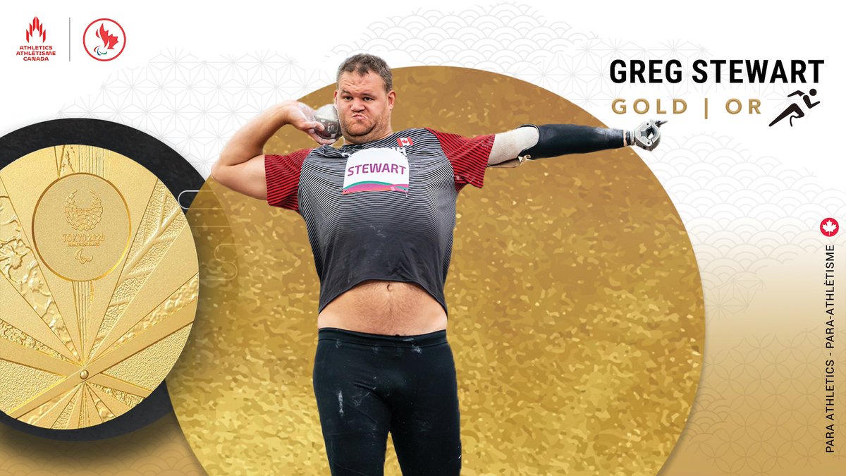 Greg Stewart gold medal graphic