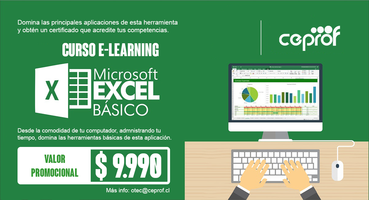 Otec_ceprof's tweet photo. Aprovecha esta oportunidad con este curso que entrega las principales herramientas de Excel, y que además incluye certificación 🙂📊 https://t.co/6QgT8fwGFn