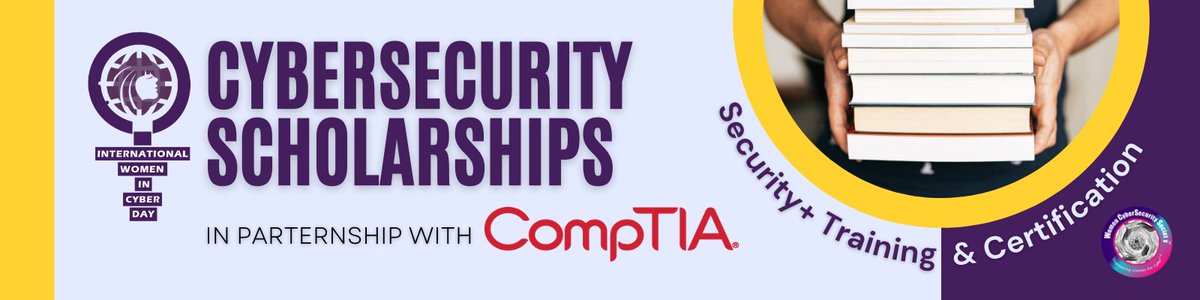 Happy International Women in Cyber Day! Join us in tweeting tomorrow to celebrate #IWCD2021! Will you be the lucky winner of a $1000USD scholarship? Apply today by visiting our website. Deadline September 7, 2021.womenincyberday.com/scholarships/
#womenintech #womenincyber #womenincyberday