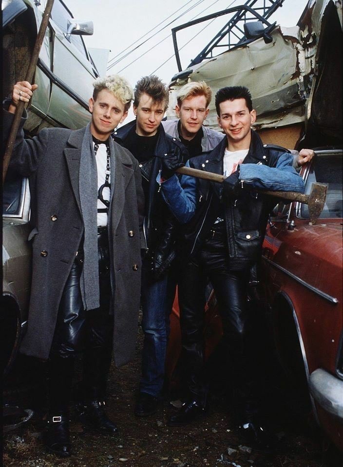 The only time they look genuinely happy is at a junkyard.