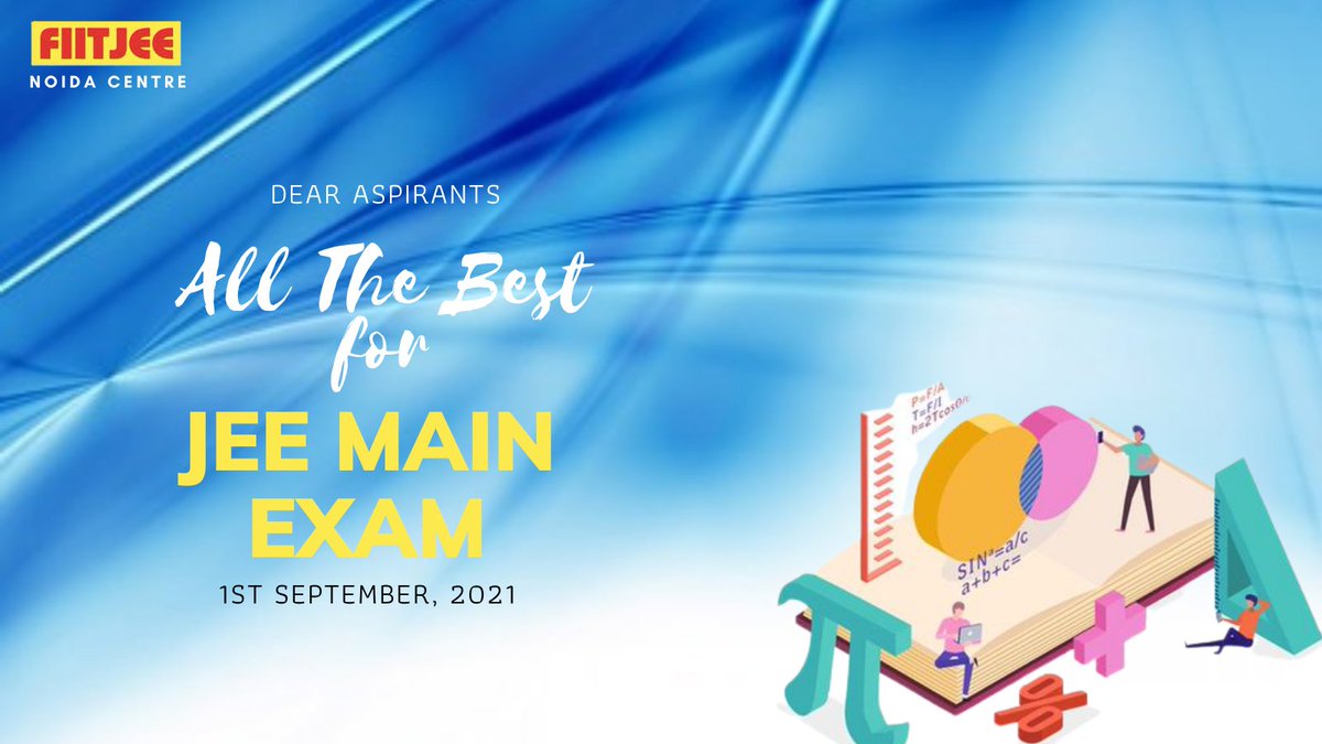 Fiitjee_Noida's tweet image. Dear JEE Main aspirants, we wish you all the best for your exam today!
#FIITJEENoida #JeeMain #EntranceExam #JeeMain2021