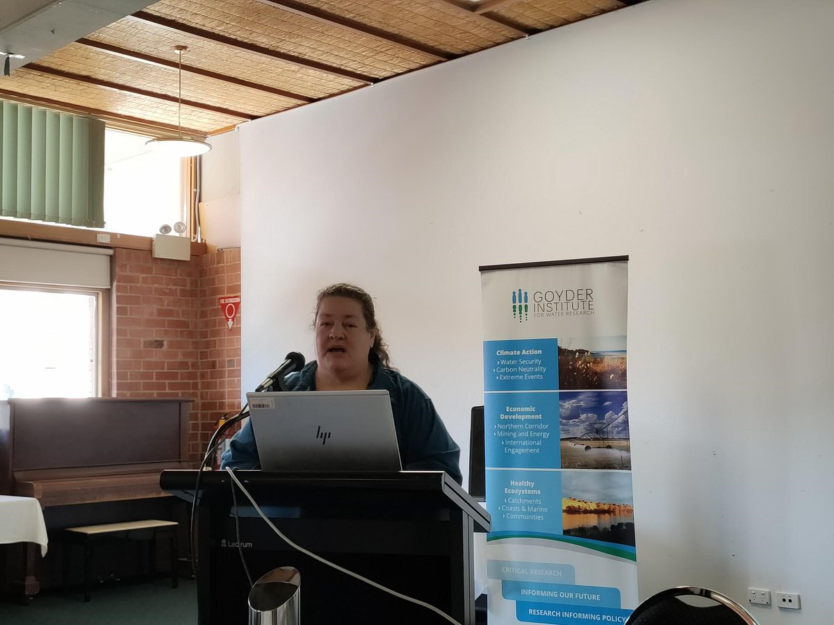 Goyder Institute (@goyderinstitute) on Twitter photo Finally, <a href="/mic_mw/">Michelle Waycott π·ππππ</a> and <a href="/matthipsey/">Matt Hipsey</a> presented on the integration of the data provided by the other research components into ecological and biogeochemical modelling and decision-making processes.
#projectcoorong @SAEnvirWater Finally, <a href="/mic_mw/">Michelle Waycott π·ππππ</a> and <a href="/matthipsey/">Matt Hipsey</a> presented on the integration of the data provided by the other research components into ecological and biogeochemical modelling and decision-making processes.
#projectcoorong @SAEnvirWater