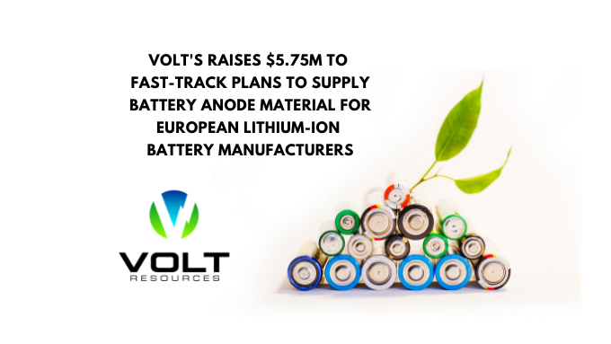 asxvolt's tweet image. #asxvolt raises $5.75m funds to develop battery anode and other downstream graphite products in Europe and USA, grow the Zavalievsky Graphite business and complete battery cycling (LIB) testwork. $vrc
#naturalgraphite #batteryanode #watchthisspace 
investi.com.au/api/announceme…
