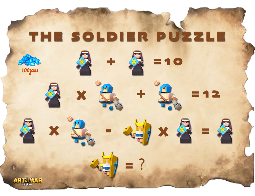 GameAoW's tweet photo. I’m cocking food for our soldiers. However, this recipe is a little bit confusing. I'm wondering how much food does one soldier needs. Could you help me figure it out? I have seen the soldiers coming back from the training field. They are longing to have dinner now. https://t.co/b1tTHHehgH