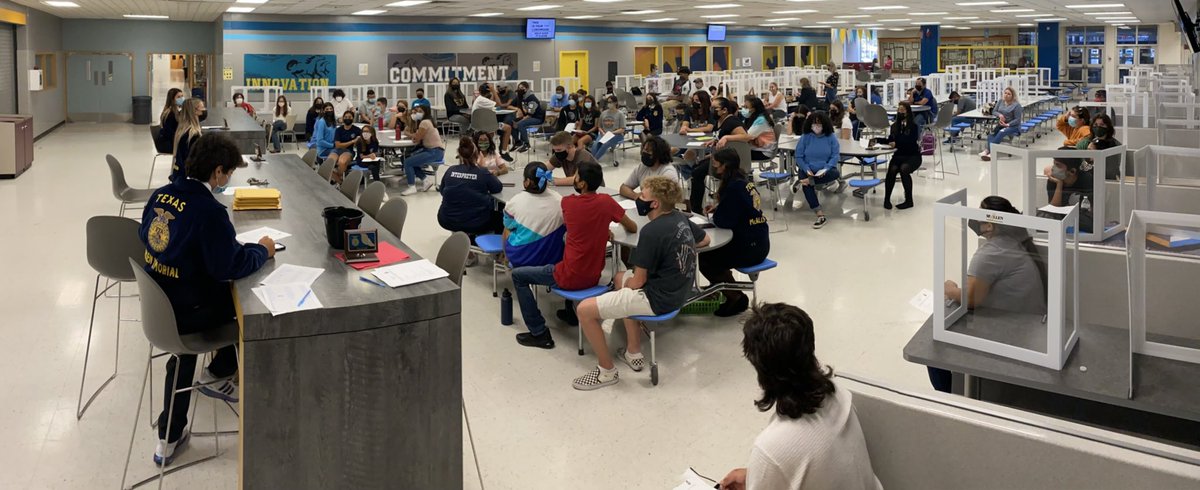 <a href="/FfaMemorial/">Memorial_FFA</a> started the year with 50 members &amp; 26 guests at our 1st FFA meeting! <a href="/McAllenMemorial/">Memorial High School</a> <a href="/McAllenISDCTE/">McAllen ISD CTE</a>