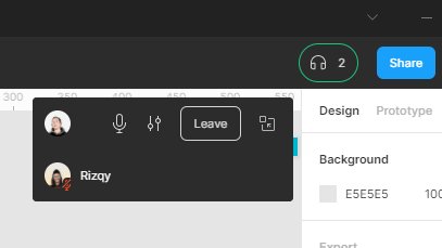 laluaann's tweet image. 😅 Now we can voice-call in @figmadesign