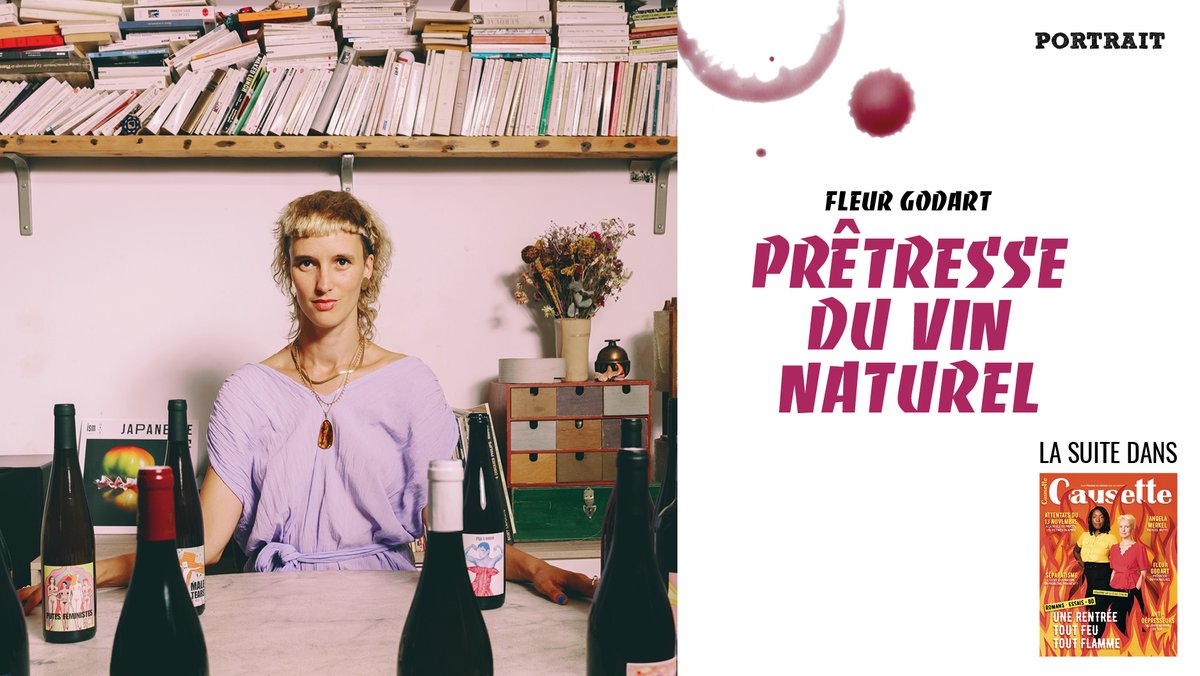 🍷Portrait | Fleur Godart est grossiste, elle sillonne la France à la recherche des meilleurs vins naturels. Conteuse née, elle parle des vins avec la poésie des passionné·es. Tout en luttant sans relâche, et non sans humour, contre le sexisme du milieu.

#EnKiosques !