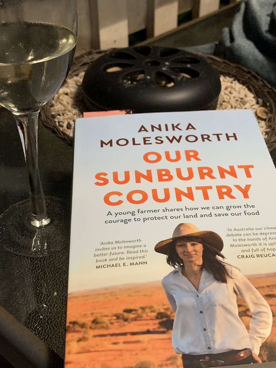 I’m so excited!! This book arrived today. With dinner cooking, mozzie coils burning & wine poured, I’m set! Through awareness, #climateaction can be achieved.✊ #OurSunburntCountry 
#farmersforclimateaction #paddocktoplate #Stopnativeforestlogging #GFNP #NetZero #renewableenergy