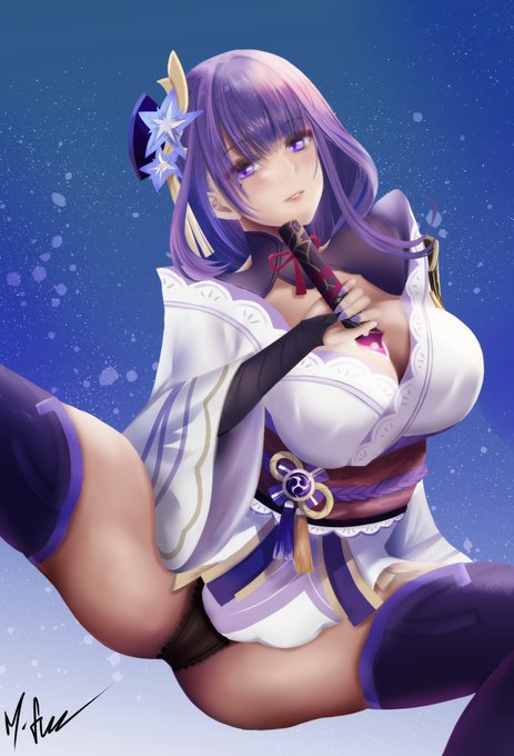 雷電将軍と草薙をなんとか入手
イラストは再掲です 