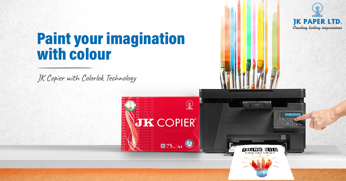 JKPaperIndia's tweet photo. Make your creations as vivid, vibrant, and eye-catching as they can be. Get #JKCopier equipped with Colorlok Technology.
Link: https://t.co/4GrVJHTnwu
#JKPaper #PaperPower https://t.co/4Uiv0Ui8eJ
