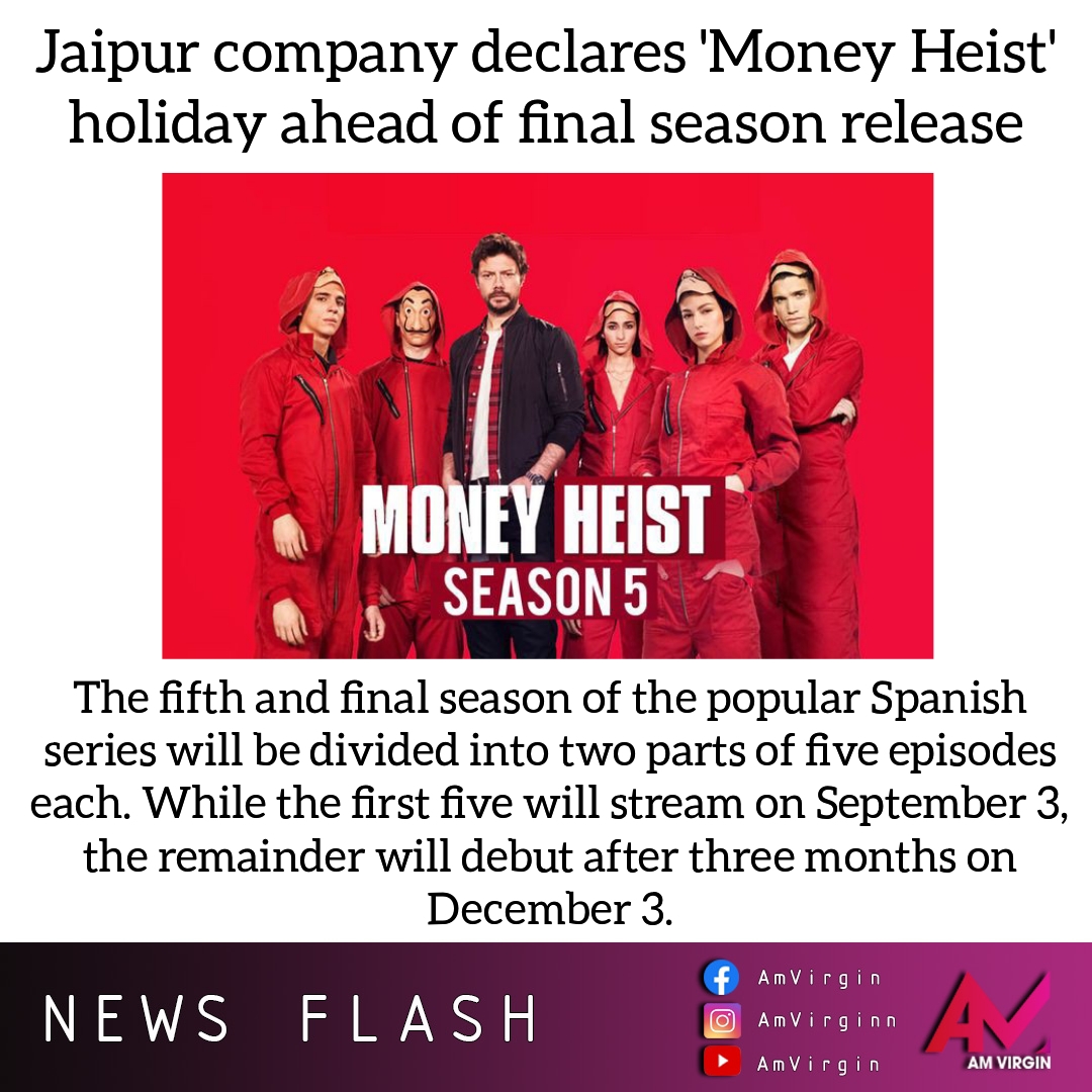 amvirgin1's tweet photo. News Flash.✔️

#newsport #newstarts #newsupdates #newsflash #newsroom #newsfeed #newschoolers #technologynews #Bollywood #bollywoodgossip #page3
#FYP #Shershaah #MoneyHeistSeason5 #MoneyHeist #MoneyHeistIndia #Netflix #netflixindia https://t.co/BhVEpgmG2y