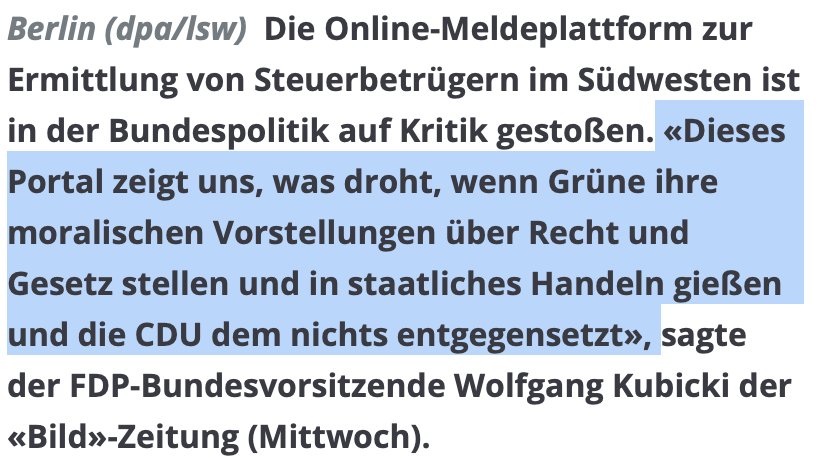 sven_giegold's tweet image. #Kubicki bringt heute dankenswerterweise den Unterschied zwischen FDP und Grünen auf den Punkt: Das Aufdecken von Steuerbetrug, das jährlich dem Gemeinwohl Milliarden kostet, hat laut Kubicki nix mit "Recht &amp;amp; Gesetz" zu tun, sondern nur mit "moralischen Vorstellungen" der Grünen.