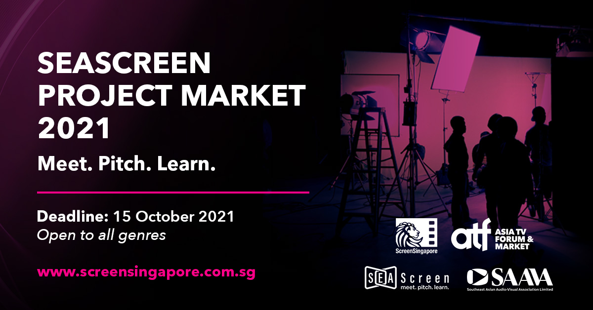 asiatvforum's tweet photo. SAFF Project Market is now SEASCREEN Project Market – Revamped to include all genres for TV &amp; Film! Details and download the Project Submission Information Pack here: https://t.co/jvn9AU8tCP  
#SEASCREEN #SCREENSINGAPORE #ATF #ASIATVFORUM #SINGAPOREMEDIAFESTIVAL https://t.co/961N8dxBgF