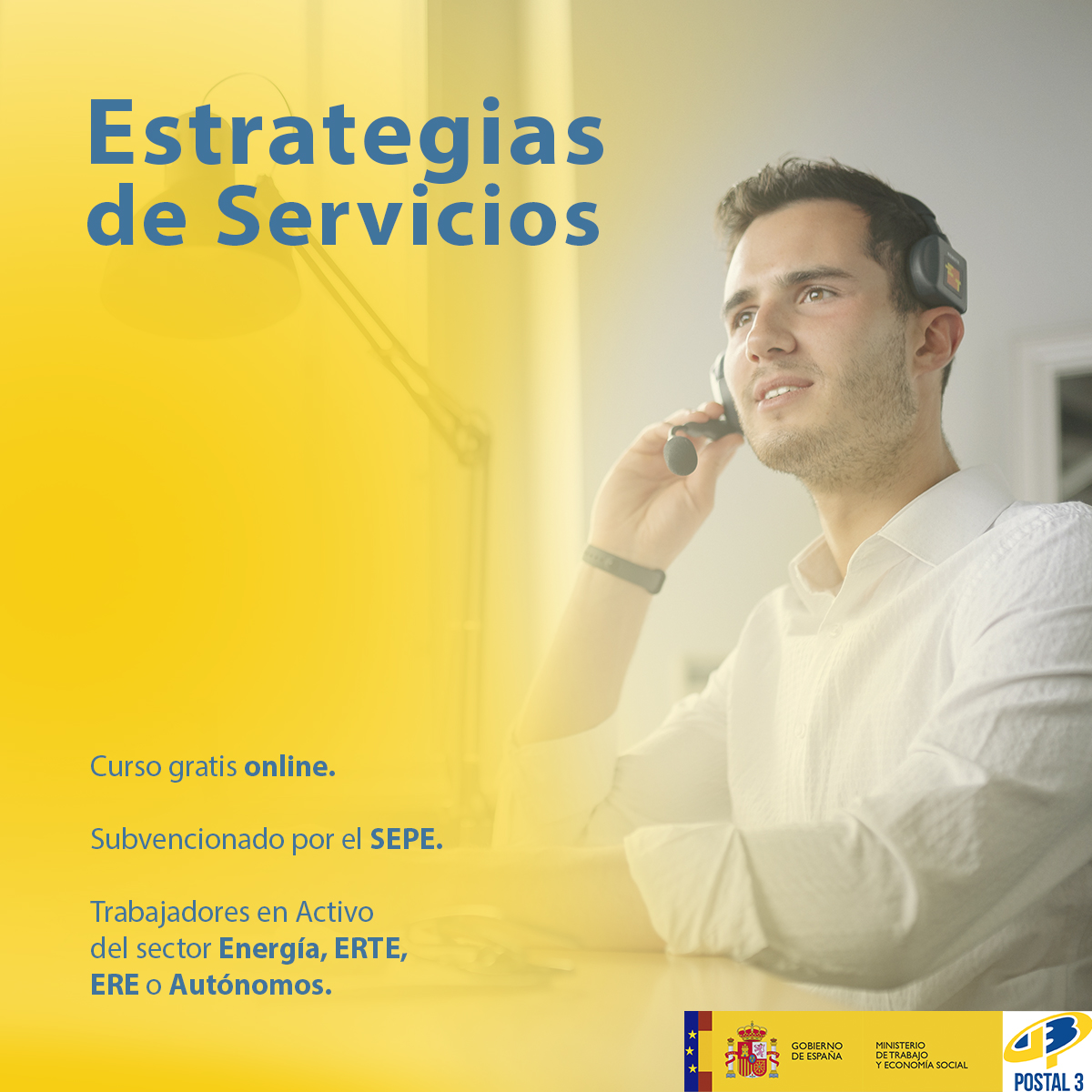 AcademiaPostal3's tweet photo. 🟡CURSO ONLINE GRATIS

🔷Trabajadores en activo del sector Energía, ERTE o ERE y Autónomos
🖥Conoce cómo mejorar la atención, comunicación y servicio al cliente

https://t.co/WQzOoiUd23

#CursosOnline #Sepe #Postal3 #CursosGratis https://t.co/kIxSnkivop