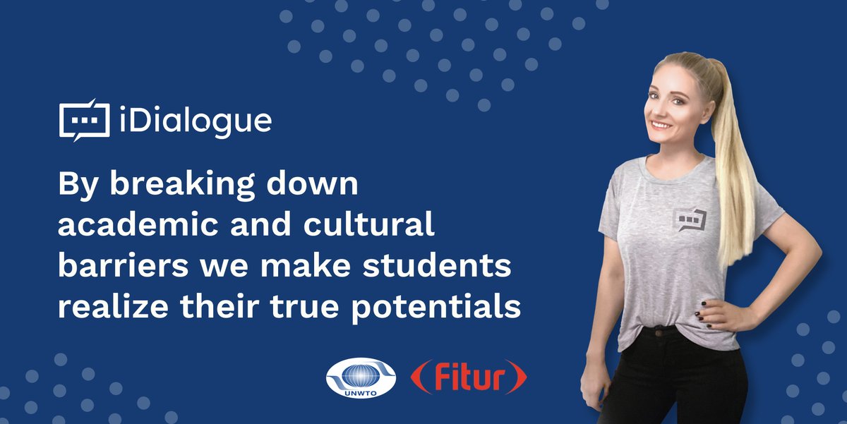 Natalia Bout, CEO of iDialogue, takes part in <a href="/UNWTO/">UN Tourism</a> in Spain's International Tourism Fair education forum <a href="/fitur_madrid/">FITUR</a> to how iDialogue contributes to students' long-term success, preparing them for better job opportunities in the future.