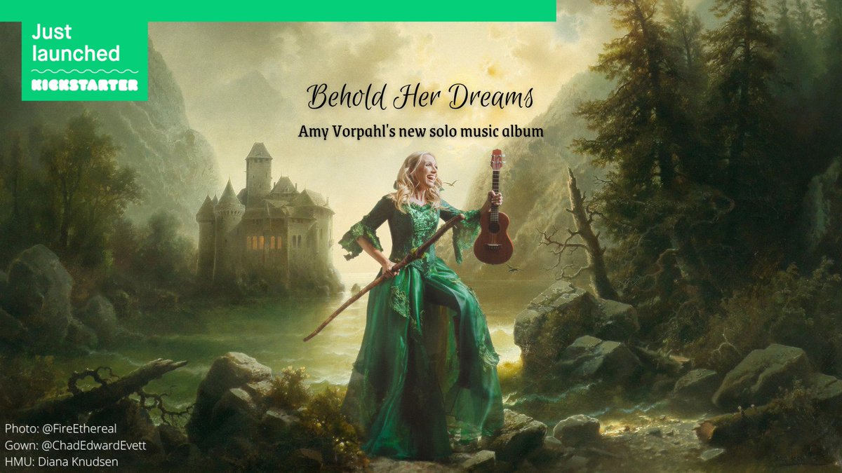 Holy smokes - look at this stunning lady, <a href="/vorpahlsword/">Amy Vorpahl ✨🧙‍♀️</a> living her best wizard shaman life!
BACK HER THING! bit.ly/beholdherdreams
#hashtag