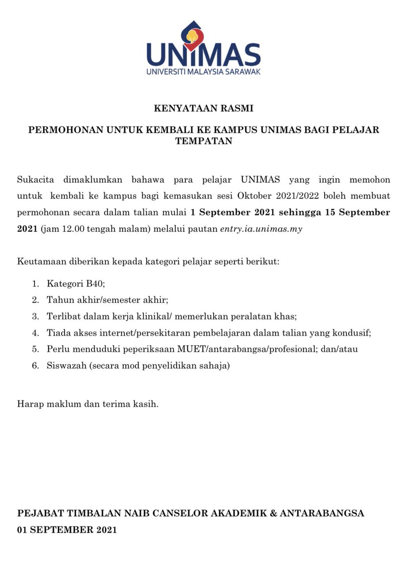 UNIMAS tweet media