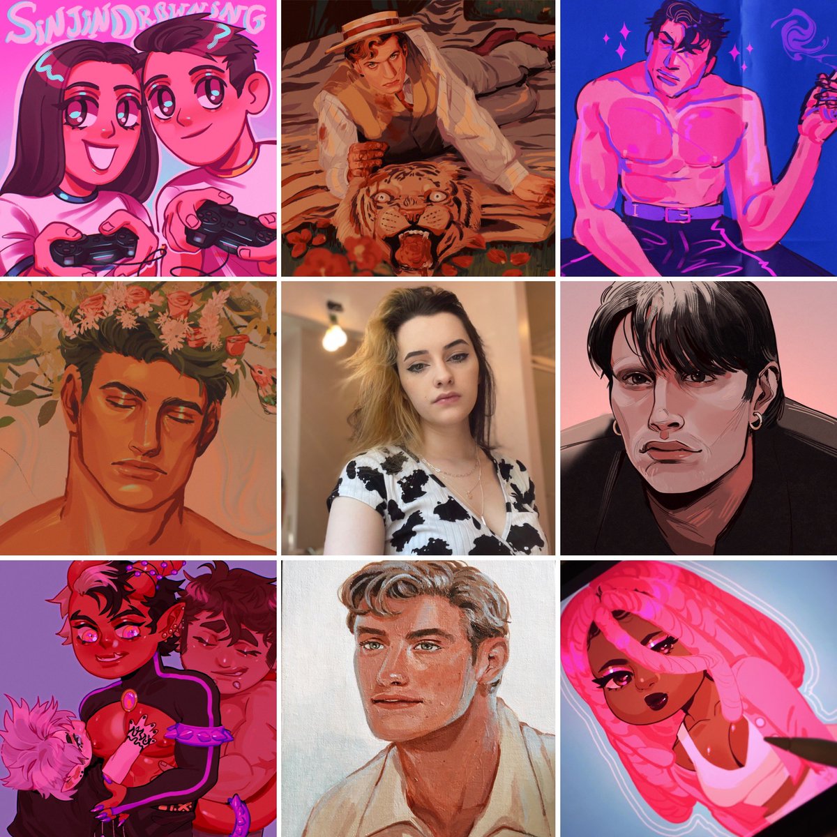 ranrandraws's tweet image. #VisibleNonbinary hello i do what you call “art” and “drawing” 💖💖💖