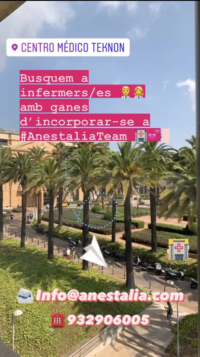 AnestaliaCMT's tweet photo. Buscamos enfermer@s motivad@s ,apasionad@s y con ganas de trabajar en el mundo de la #anestesiología 💕  #AnestaliaTeam 👩‍⚕️👨‍⚕️👩‍⚕️👨‍⚕️🏥 #enfermeria #enfermeriadeanestesia #OfertaLaboral #Anestesiologia @Clinica_Teknon #Barcelona https://t.co/4uI3WqakHI