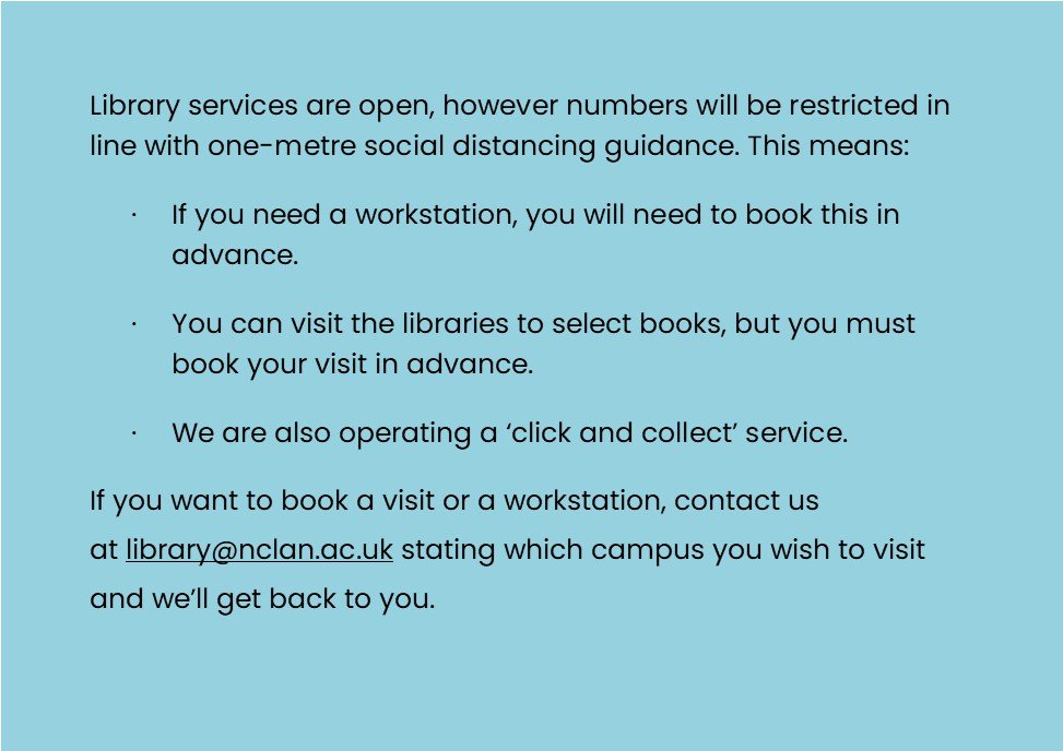 nclanlibrary's tweet image. 👇 #libraryinfo #nclanlibrary