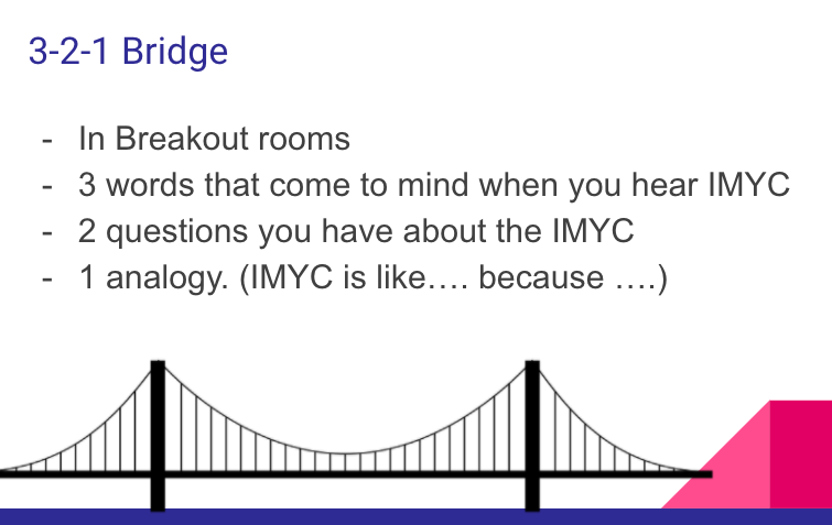 learnwithhart's tweet photo. Thank you to everyone who attended the KICS IMYC Parent Workshop. For the 3-2-1 Bridge activity,  we started the workshop with words such as mysterious and curious and ended with independent, self-management, growth, creativity, ownership and life skills. @The_IMYC https://t.co/P7QcRVnviH