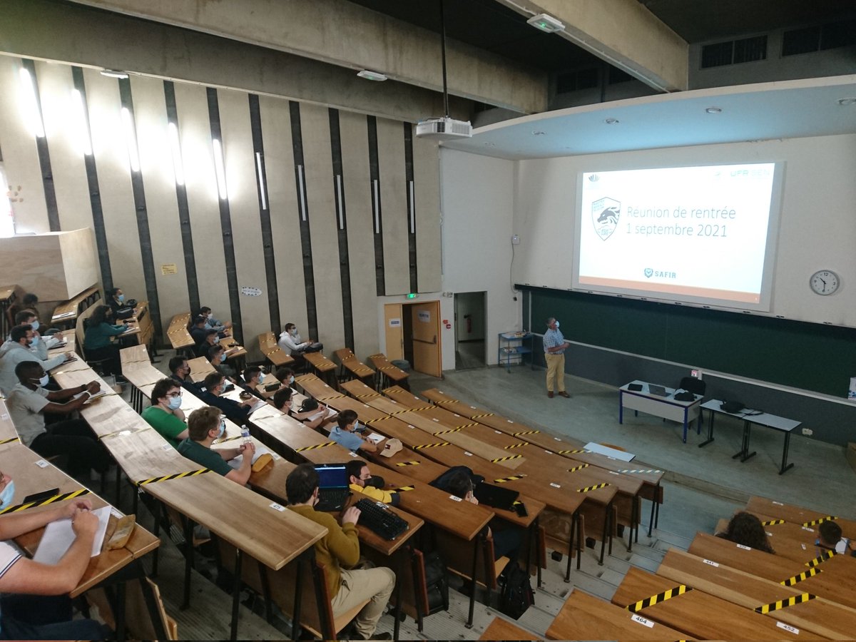 Rentrée de nos 70 étudiants du <a href="/MasterRT_Reims/">MasterRT_Reims</a> en comodal avec 1/3 des étudiants en distanciel