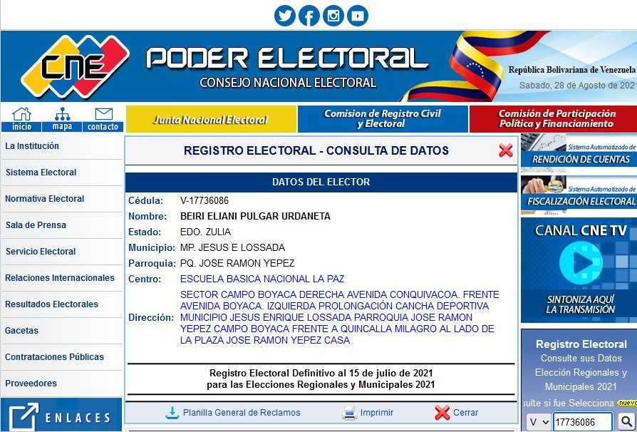 raficsouki's tweet photo. @dcabellor @NicolasMaduro @delcyrodriguezv @ConElMazoDando #AmnistiaInternaPSUVZulia Registro Electoral de Beiri Pulgar vota en la Paz municipio Jesús Enrique Lossada estado Zulia https://t.co/u1UFwOXZ7q
