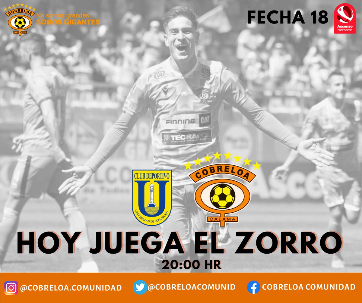 CobreloaComunid's tweet photo. ¡HOY ES COBRELOA! 🧡🖤 https://t.co/vIjiRoBlZh