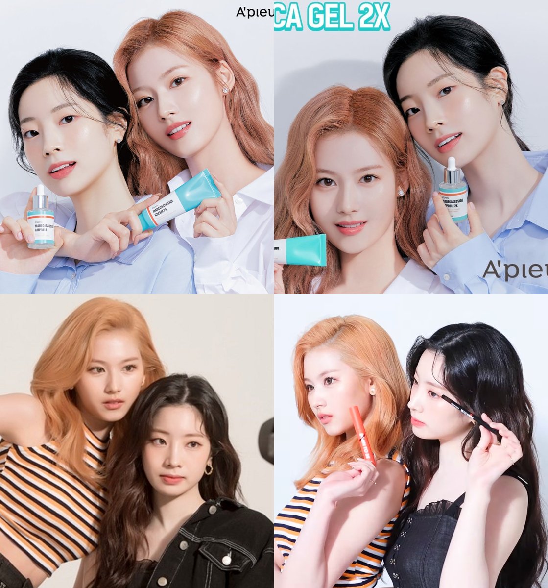 the power of black-haired dahyun and orange-haired sana together... 
#SAIDA